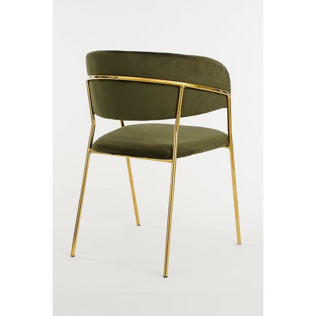 KantoormeubelenPlus Moony Eetkamerstoel - Velvet - Donkergroen