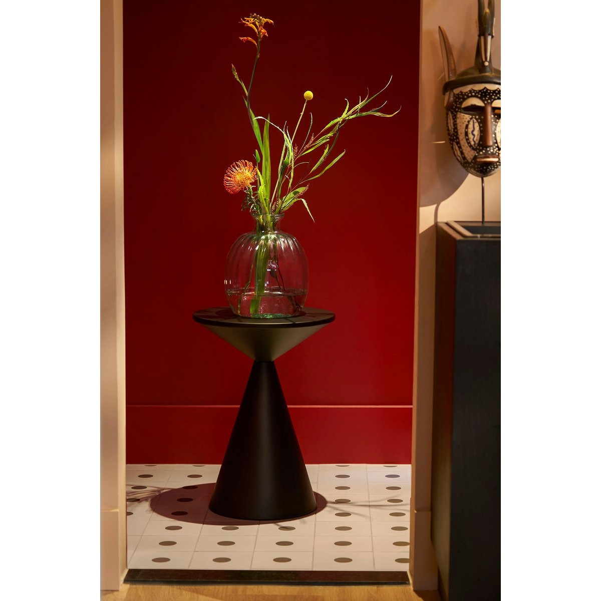 KantoormeubelenPlus Silena Vaas - H26,5 x Ø23,5 cm - Gerecycled Glas