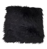 KantoormeubelenPlus Lamsvacht Kunststof - Kunstlamsvacht in zwart 40x40 cm