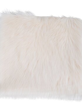 KantoormeubelenPlus Lamsvacht Kunststof - Kunstlamsvacht in ivoor 40x40 cm