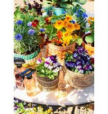 KantoormeubelenPlus Jorck Mand voor Planten - H24 x Ø26 cm - Zeegras - Lichtbruin