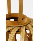 KantoormeubelenPlus Helios Windlicht - H49 x Ø31 cm - Gerecycled Polyester - Bruin