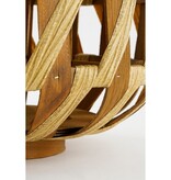 KantoormeubelenPlus Helios Windlicht - H49 x Ø31 cm - Gerecycled Polyester - Bruin