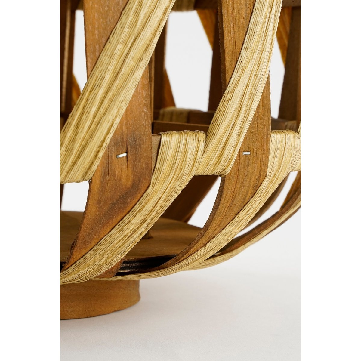 KantoormeubelenPlus Helios Windlicht - H49 x Ø31 cm - Gerecycled Polyester - Bruin