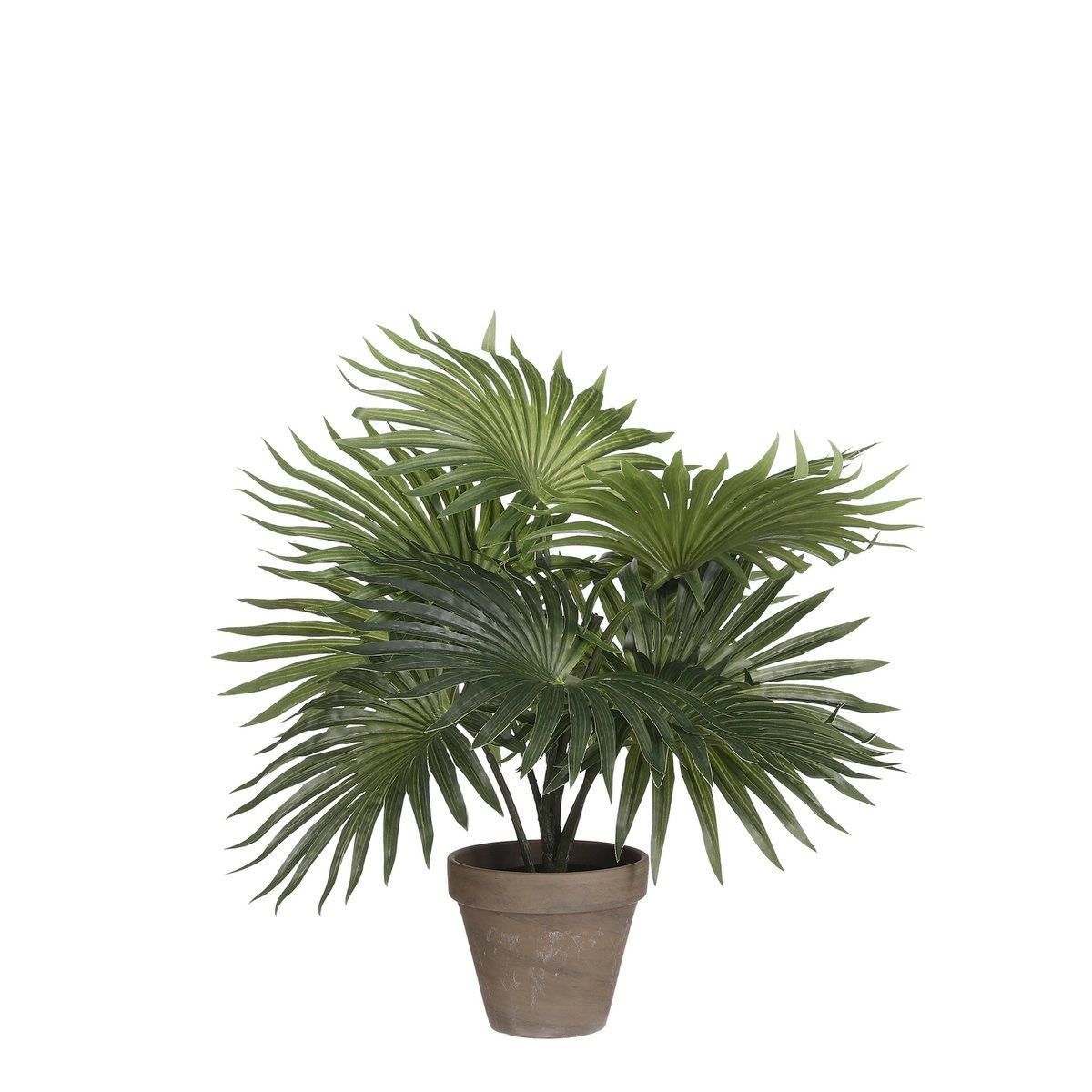 KantoormeubelenPlus Palm Kunstplant in Bloempot Stan - H40 x Ø35 cm - Groen