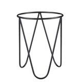 KantoormeubelenPlus Plantenstandaard - H38,5 x Ø30 cm - Metaal - Zwart