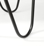KantoormeubelenPlus Plantenstandaard - H38,5 x Ø30 cm - Metaal - Zwart