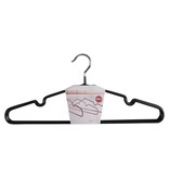 KantoormeubelenPlus Massa Hangers - Metalen hangers met zwarte coating S/10