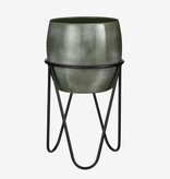 KantoormeubelenPlus Plantenstandaard - H38,5 x Ø30 cm - Metaal - Zwart