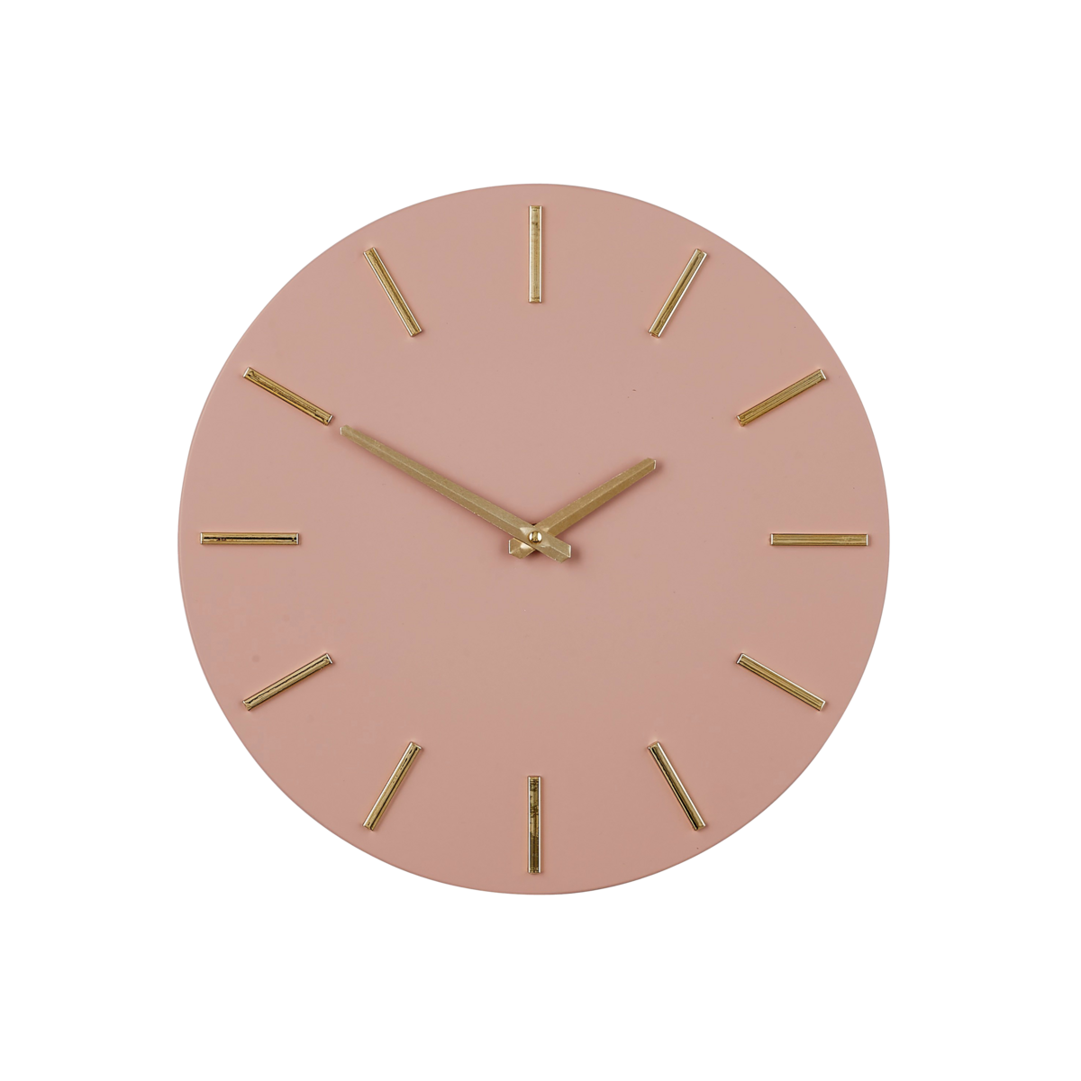 Brixen Wandklok - Ø35,5 cm - Roze