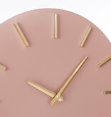 Brixen Wandklok - Ø35,5 cm - Roze
