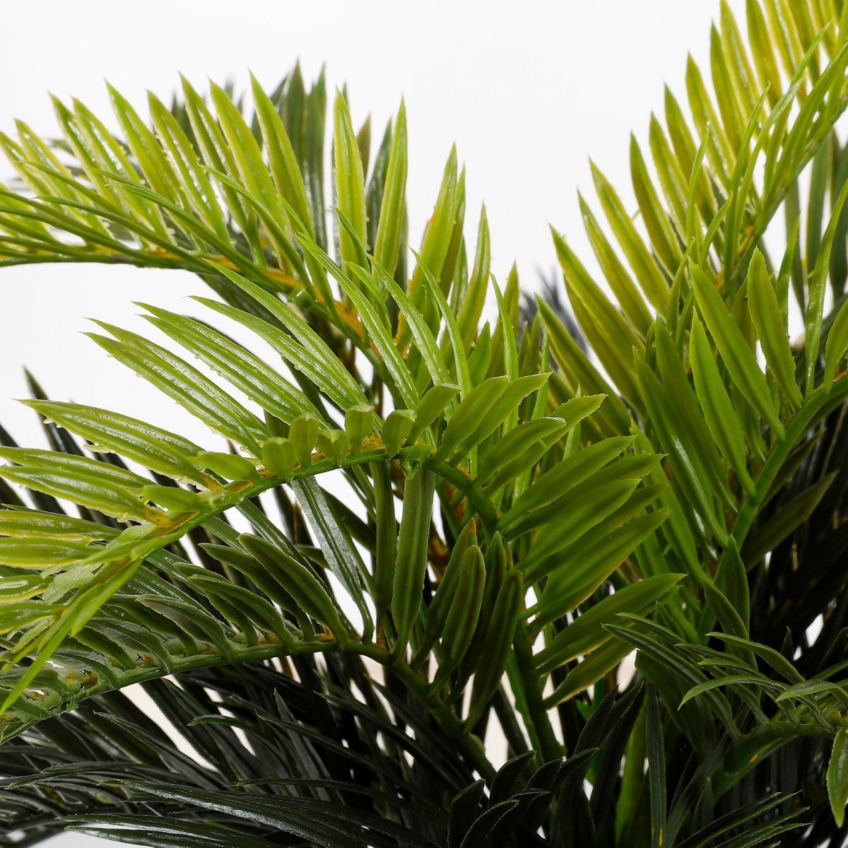 KantoormeubelenPlus Cycas Palm Kunstplant in Bloempot Stan - H37 x Ø44 cm - Groen