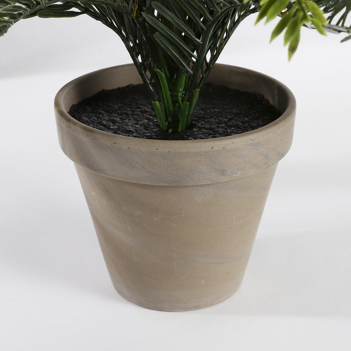 KantoormeubelenPlus Cycas Palm Kunstplant in Bloempot Stan - H37 x Ø44 cm - Groen