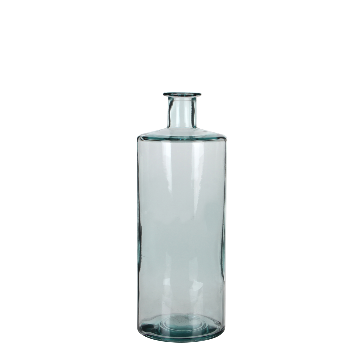 KantoormeubelenPlus Guan Fles Vaas - H40 x Ø15 cm - Gerecycled Glas - Transparant