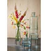 KantoormeubelenPlus Guan Fles Vaas - H40 x Ø15 cm - Gerecycled Glas - Transparant
