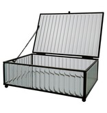 KantoormeubelenPlus Santorini-doos - zwart; Glas