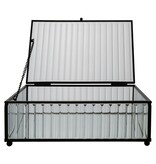 KantoormeubelenPlus Santorini-doos - zwart; Glas