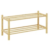 KantoormeubelenPlus Manaus Schoenenrek - Schoenenrek, bamboe, naturel