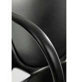 KantoormeubelenPlus Nebraska Tuinstoel - L56 x B56,5 x H80 cm - Polypropyleen - Zwart