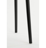 KantoormeubelenPlus Nebraska Tuinstoel - L56 x B56,5 x H80 cm - Polypropyleen - Zwart