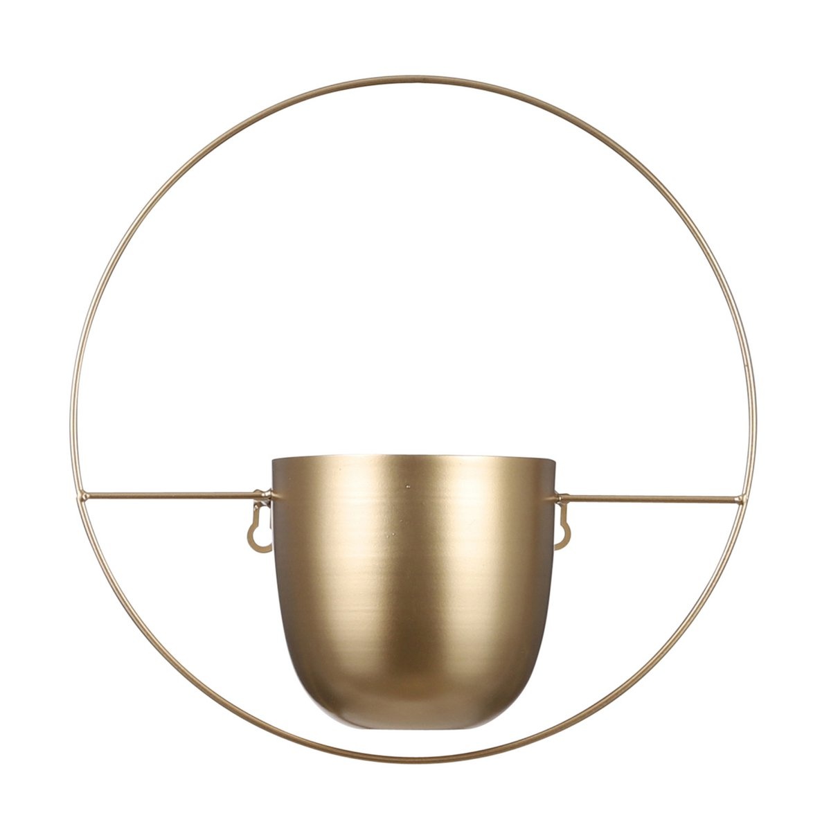 KantoormeubelenPlus Dexter Bloempot Wand - L34 x B14 x H34 cm - Goud