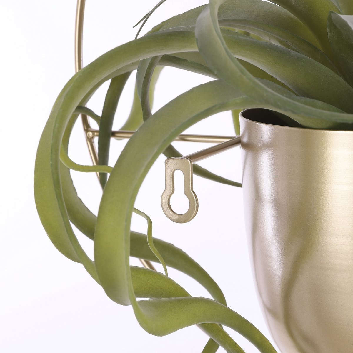 KantoormeubelenPlus Dexter Bloempot Wand - L34 x B14 x H34 cm - Goud