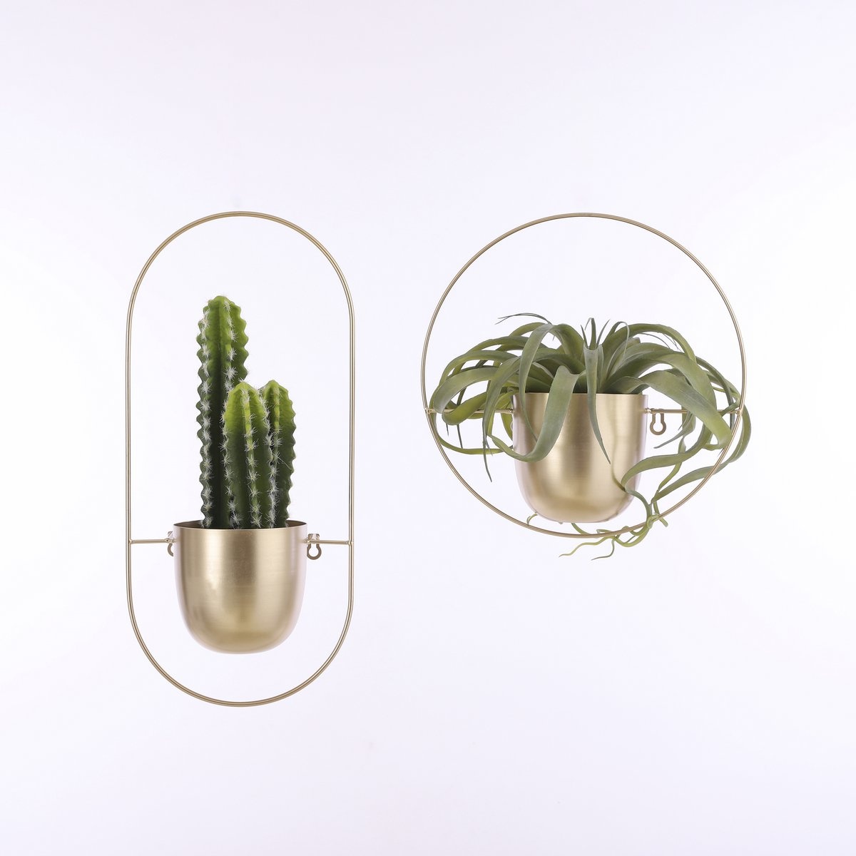 KantoormeubelenPlus Dexter Bloempot Wand - L34 x B14 x H34 cm - Goud