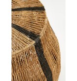 KantoormeubelenPlus Liliano Mand - Set van 2 - H48 x Ø50 cm - Jute - Zwart