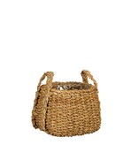KantoormeubelenPlus Plantenmand - Set van 3 - H25 x Ø35 cm - Bruin