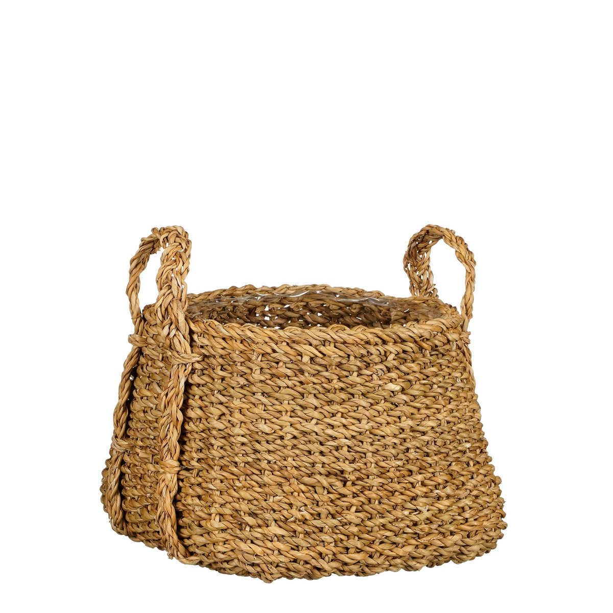 KantoormeubelenPlus Plantenmand - Set van 3 - H25 x Ø35 cm - Bruin