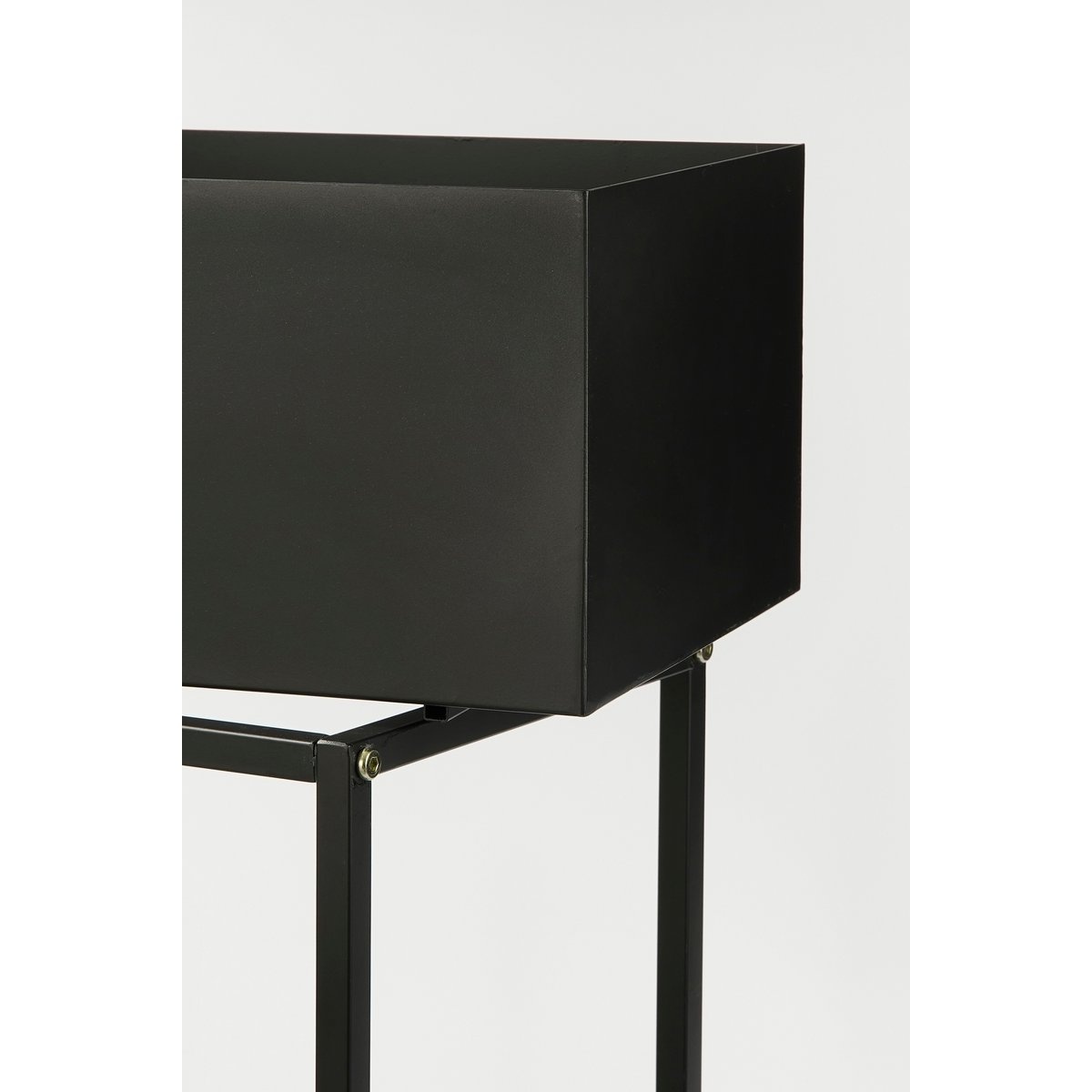 KantoormeubelenPlus Greenrax Plantenstandaard - L70 x B29 x H94 cm - Metaal - Zwart