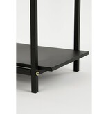KantoormeubelenPlus Greenrax Plantenstandaard - L70 x B29 x H94 cm - Metaal - Zwart