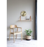 KantoormeubelenPlus Istanbul Wall Clock - Wandklok, aluminium, goud, stil uurwerk, rond, ø30