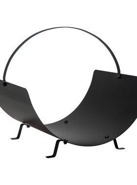 KantoormeubelenPlus Tyres Boomstamhouder - Boomstamhouder, staal, zwart, 40x35x33,5 cm