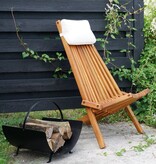 KantoormeubelenPlus Tyres Boomstamhouder - Boomstamhouder, staal, zwart, 40x35x33,5 cm