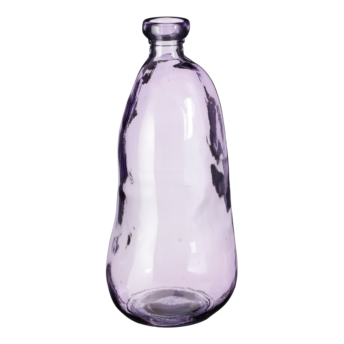 KantoormeubelenPlus Pinto Vaas - H51 x Ø22 cm - Gerecycled Glas - Lila