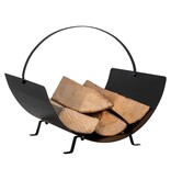 KantoormeubelenPlus Tyres Boomstamhouder - Boomstamhouder, staal, zwart, 40x35x33,5 cm