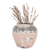 Agaete Pot - Pot in cement, beige, Ø22,5x19,5 cm