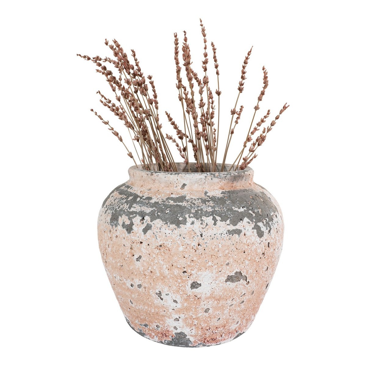 Agaete Pot - Pot in cement, beige, Ø22,5x19,5 cm