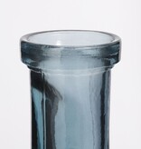 KantoormeubelenPlus Rioja Fles Vaas - H100 x Ø21 cm - Gerecycled Glas - Lichtblauw
