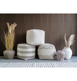 Lomba Decoratiepot - Terracotta pot, bruin/wit, Ø28x35 cm