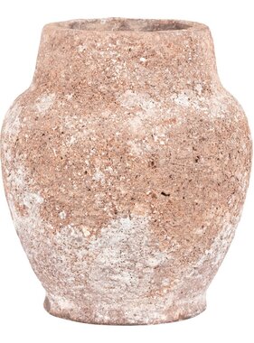 KantoormeubelenPlus Campello Pot - Pot in cement, bruin, Ø13,5x15,5 cm