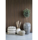 Lomba Decoratiepot - Terracotta pot, bruin/wit, Ø28x35 cm