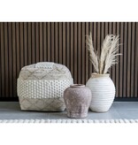 Lomba Decoratiepot - Terracotta pot, bruin/wit, Ø28x35 cm