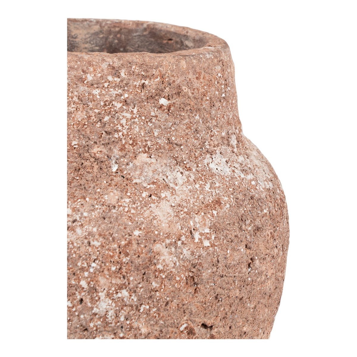Campello Pot - Pot in cement, bruin, Ø13,5x15,5 cm