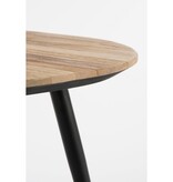 KantoormeubelenPlus Jailey Bijzettafel - Set van 2 - L84 x B39 x H39 cm - Gerecycled Hout - Bruin