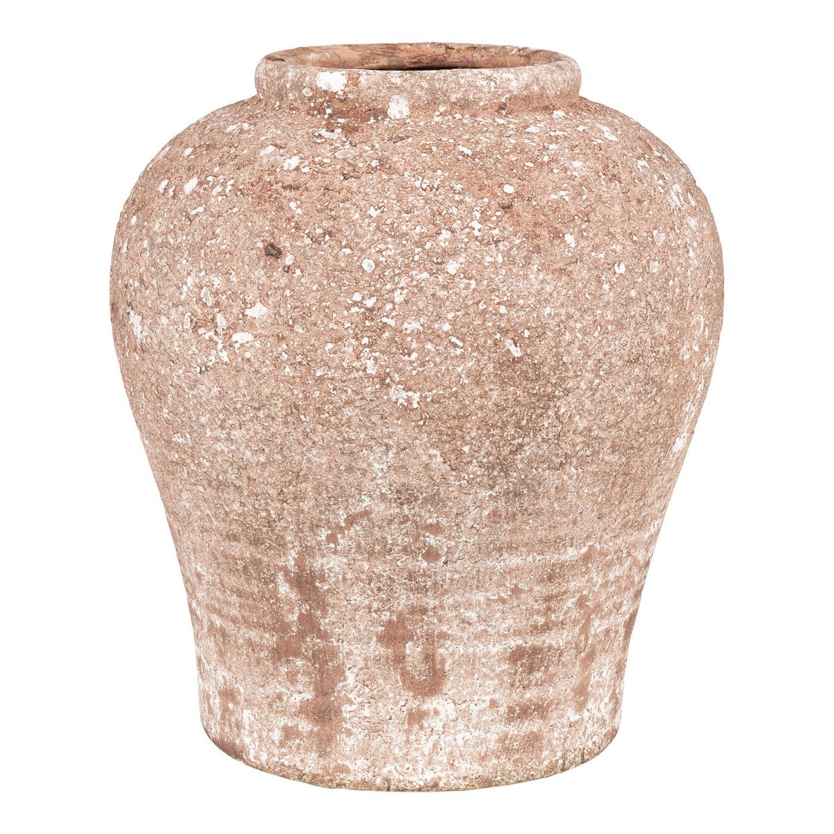 KantoormeubelenPlus Estepona Pot - Pot in keramiek, bruin, 24,5x24,5x27,5 cm