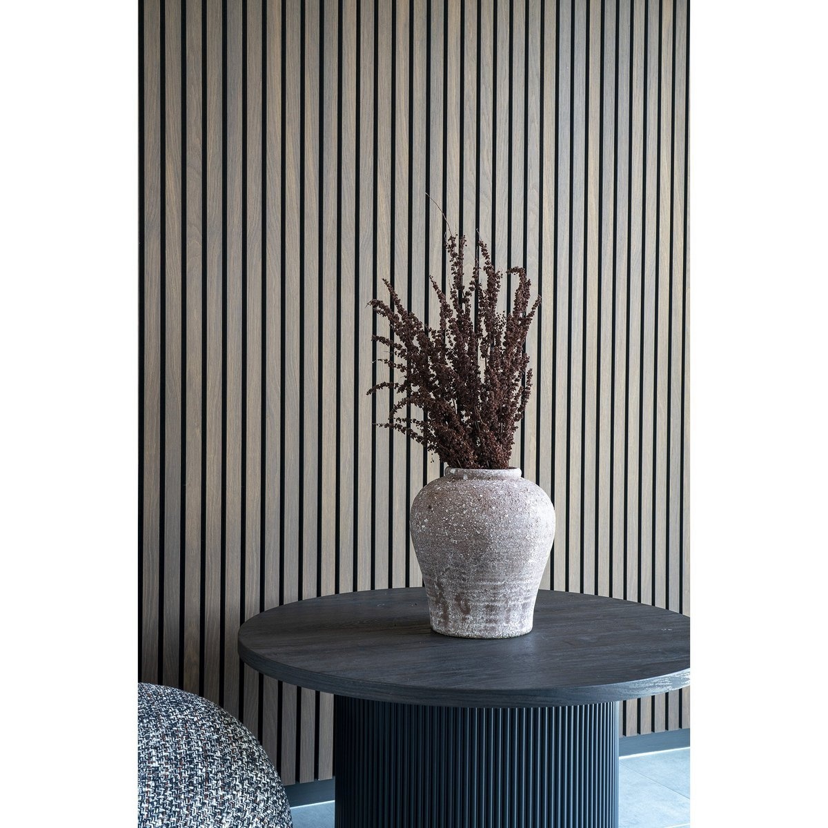 Estepona Pot - Pot in keramiek, bruin, 24,5x24,5x27,5 cm