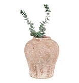 KantoormeubelenPlus Estepona Pot - Pot in keramiek, bruin, 24,5x24,5x27,5 cm