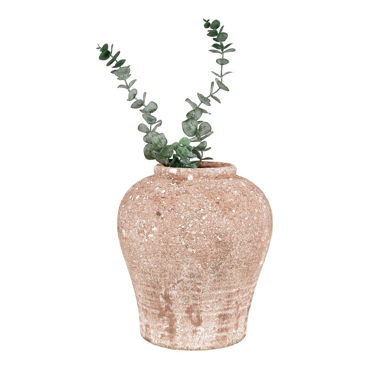 KantoormeubelenPlus Estepona Pot - Pot in keramiek, bruin, 24,5x24,5x27,5 cm
